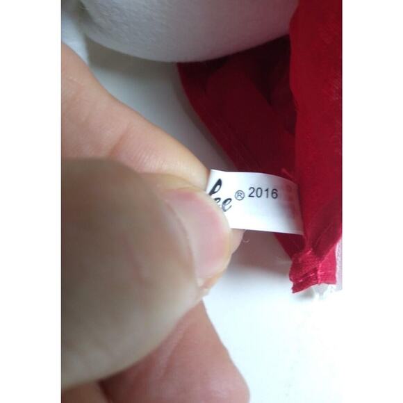 ANNALEE Love Heart Valentines Fancy Dressed White Female Mouse Doll 7.5" - Picture 8 of 8